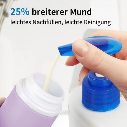 100ml Silikon Reiseflaschen Set – 4er Auslaufsicher