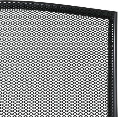 vidaXL Gartenmöbel Set 7-TLG. Tisch 6 Stühle Stapelbar Anthrazit Stahl