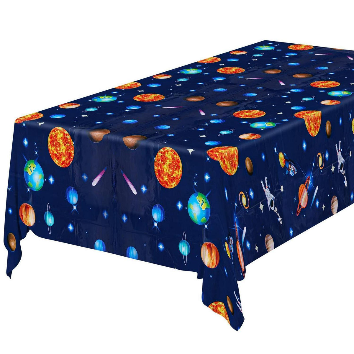 Astronauten Tischdecke Geburtstag Party Wasserdicht 130x220cm