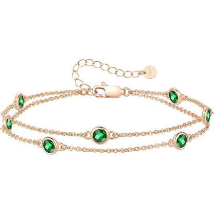 Silber Armband Damen 925 mit Zirkonia – Verstellbar & Zeitlos