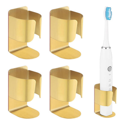 Edelstahl Zahnbürstenhalter Wandhalterung Set 4er Pack