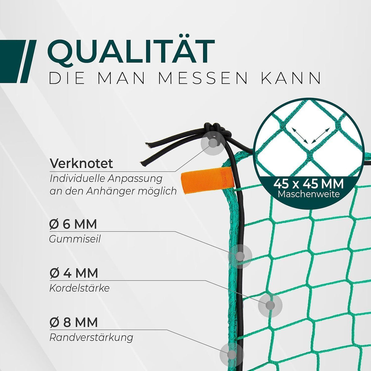 Anhängernetz 3,5x5m – DEKRA geprüft, reißfest & wetterfest