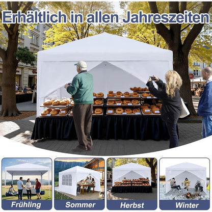 3x3 Faltpavillon Wasserdicht – Partyzelt für Garten & Events