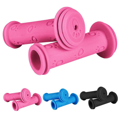 Fahrradgriffe Kinder 22mm – Rosa, Sicherheits-Gummi Grips