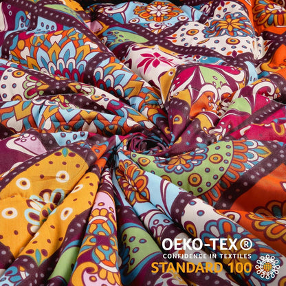 Bettwäsche-Set 220x240 cm Baumwolle Renforcé Bunt Böhmen Paisley