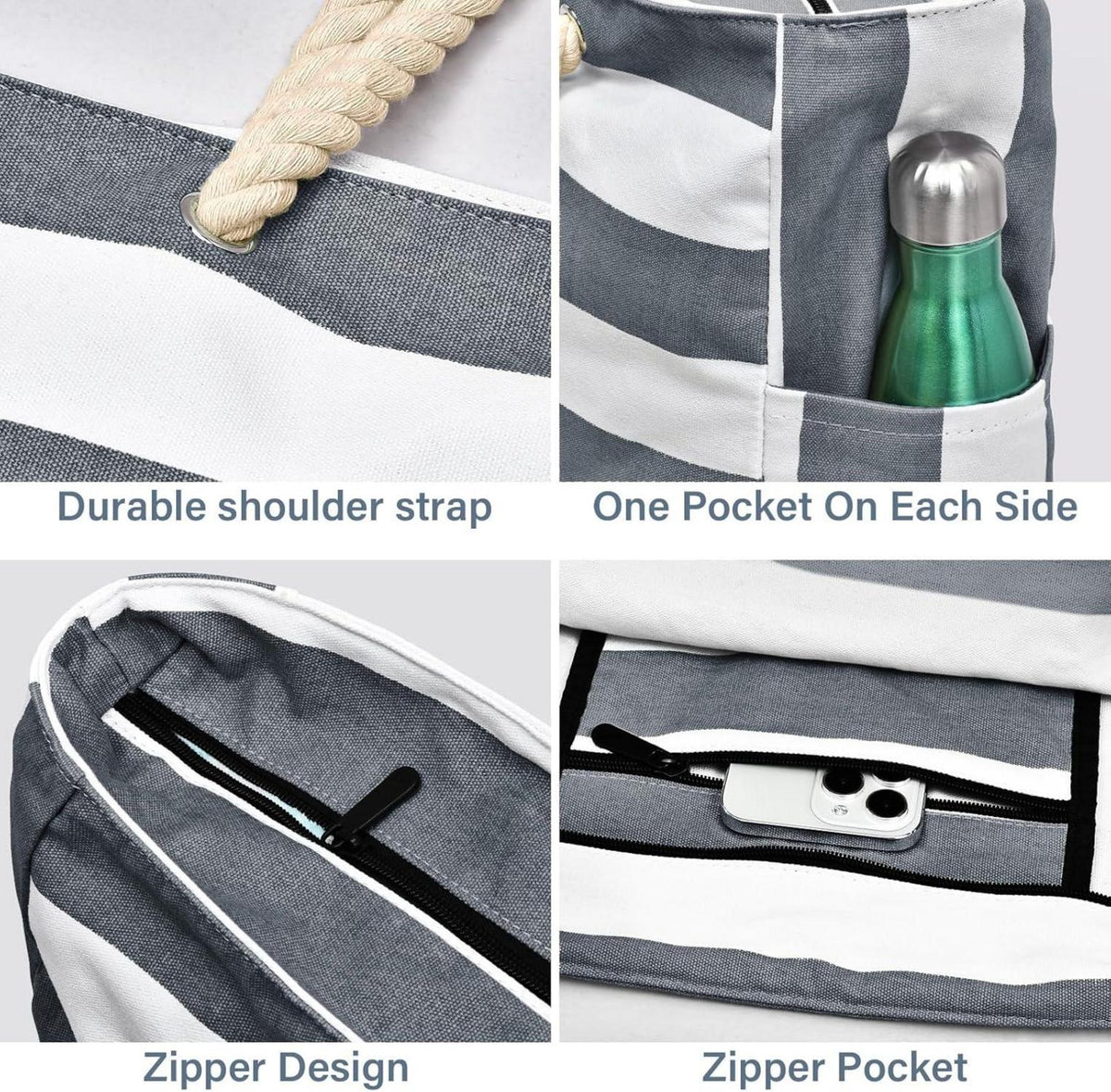 Strandtasche XXL Damen Tote Bag Shopper Umhängetasche
