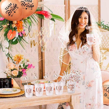 JGA Becher Bride Tribe Cups Hochzeit Party Zubehör