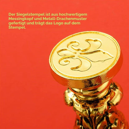 Kalligraphie Set für Anfänger mit Siegelwachs & 17 Federn