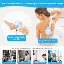 Duschschwamm Set Peeling Schwamm Rückenbürste Kunststoff