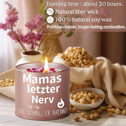 Duftkerze aus Sojawachs für Mama, 9oz, Lavendelduft