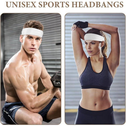 URAQT Sport Stirnband Set 4 Stück für Damen und Herren