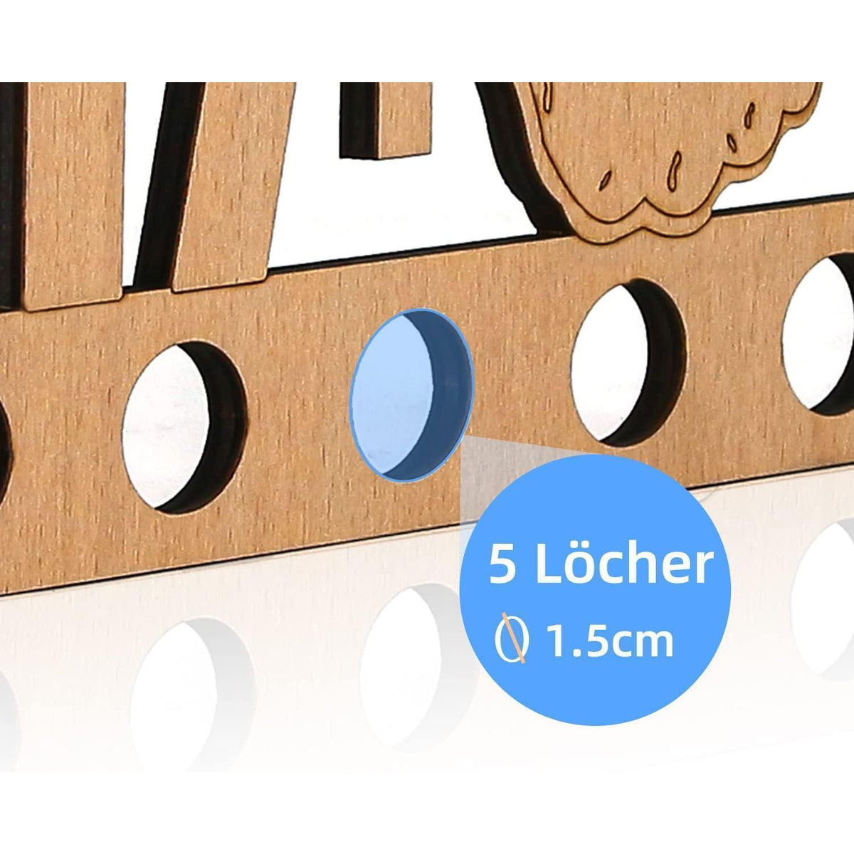 Geldgeschenk E-Bike Geburtstag Holzschild mit Ständer