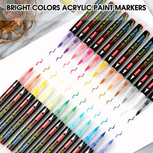 48 Acrylstifte Set für Steine Holz Glas Metall 48 Farben