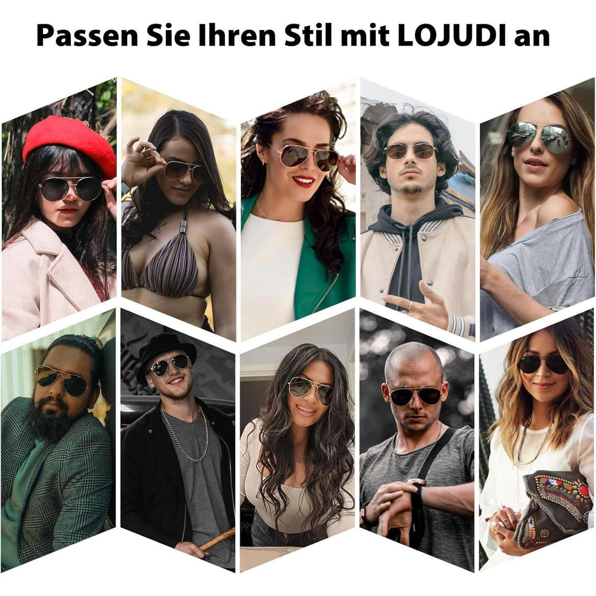 Pilotenbrille polarisiert mit UV400 Schutz – Gold / Grau