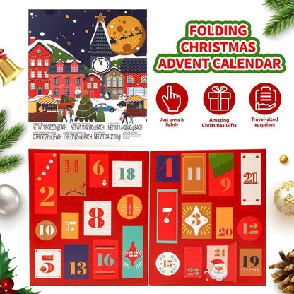 BODY & EARTH Adventskalender Weihnachtsgeschenke für Frauen mit 24 SPA Produkten