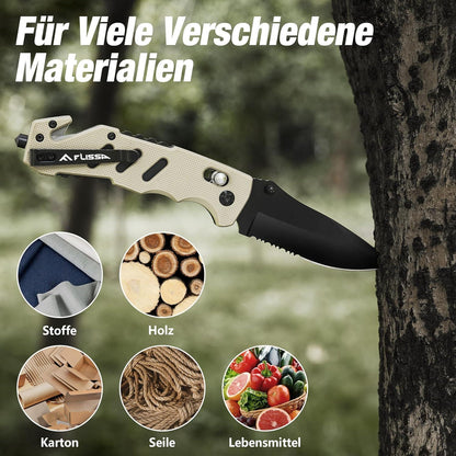 Taschenmesser Klappmesser Einhandmesser mit Glasbrecher
