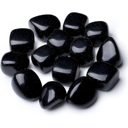 XIANNVXI Obsidian Trommelsteine 100g - Natürliche Heilkristalle