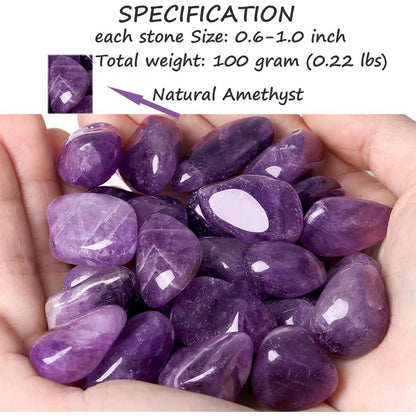 Amethyst Kristalle 100g – Natürliche Schmucksteine für Chakra & Schmuck