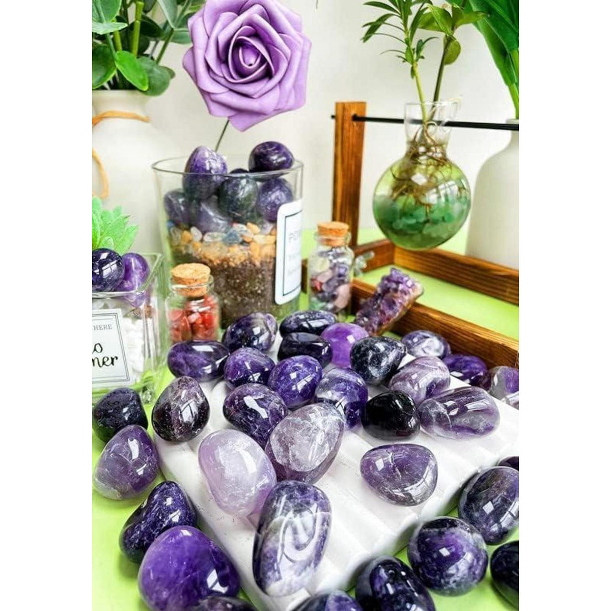 Amethyst Kristalle 100g – Natürliche Schmucksteine für Chakra & Schmuck