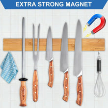 Magnetleiste Messerhalter aus Bambus extra starkem Magnet