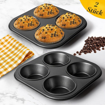 Muffinform für Luftfritteuse & Ofen – Antihaft, 2er Set