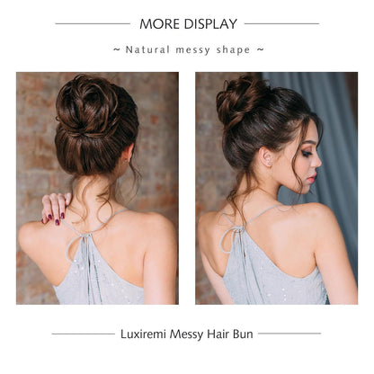 Dutt Haarteil Messy Bun Blond Mix – Hochsteckfrisur