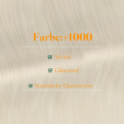 Echthaar Tape Extensions Blond 45cm - Natürliche Verlängerung