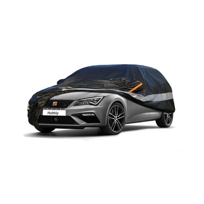 Autoabdeckung wasserdicht für Cupra Leon (2020-2023) Schwarz