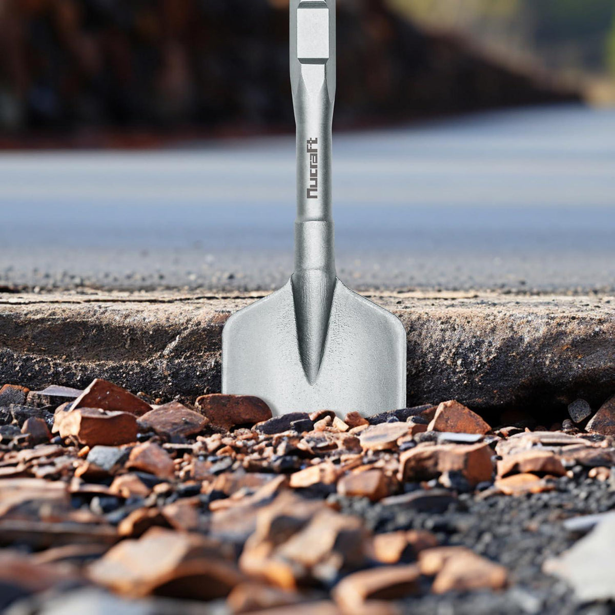 SDS HEX Schaufelmeißel 135x460mm – Asphalt & Beton Abbruchmeißel