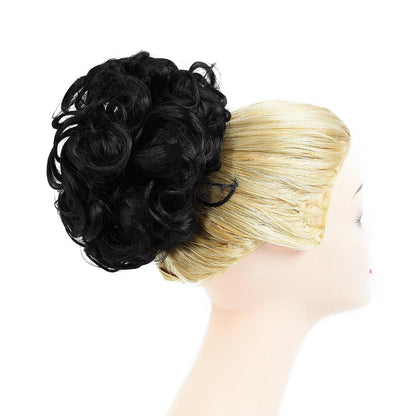 Gelocktes Chignon Haarteil – Synthetischer Dutt für Hochsteckfrisur