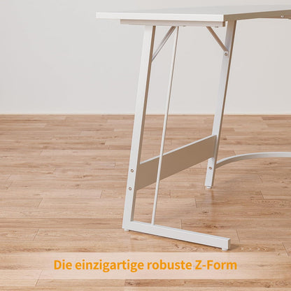 Eckschreibtisch 170x120 cm Stabil L-Form Büro PC Computertisch
