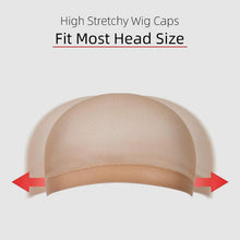 Perückenkappen Set Nylon Beige 8 Stück Elastisch