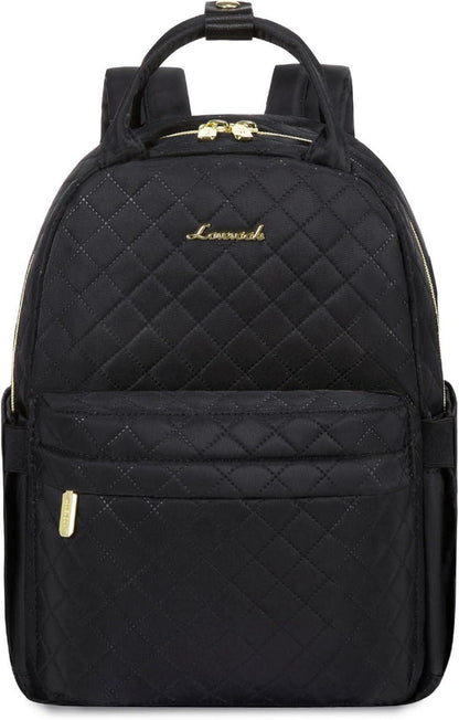 Kleiner Damen Rucksack Schwarz Wasserdicht Mini Daypack Backpack