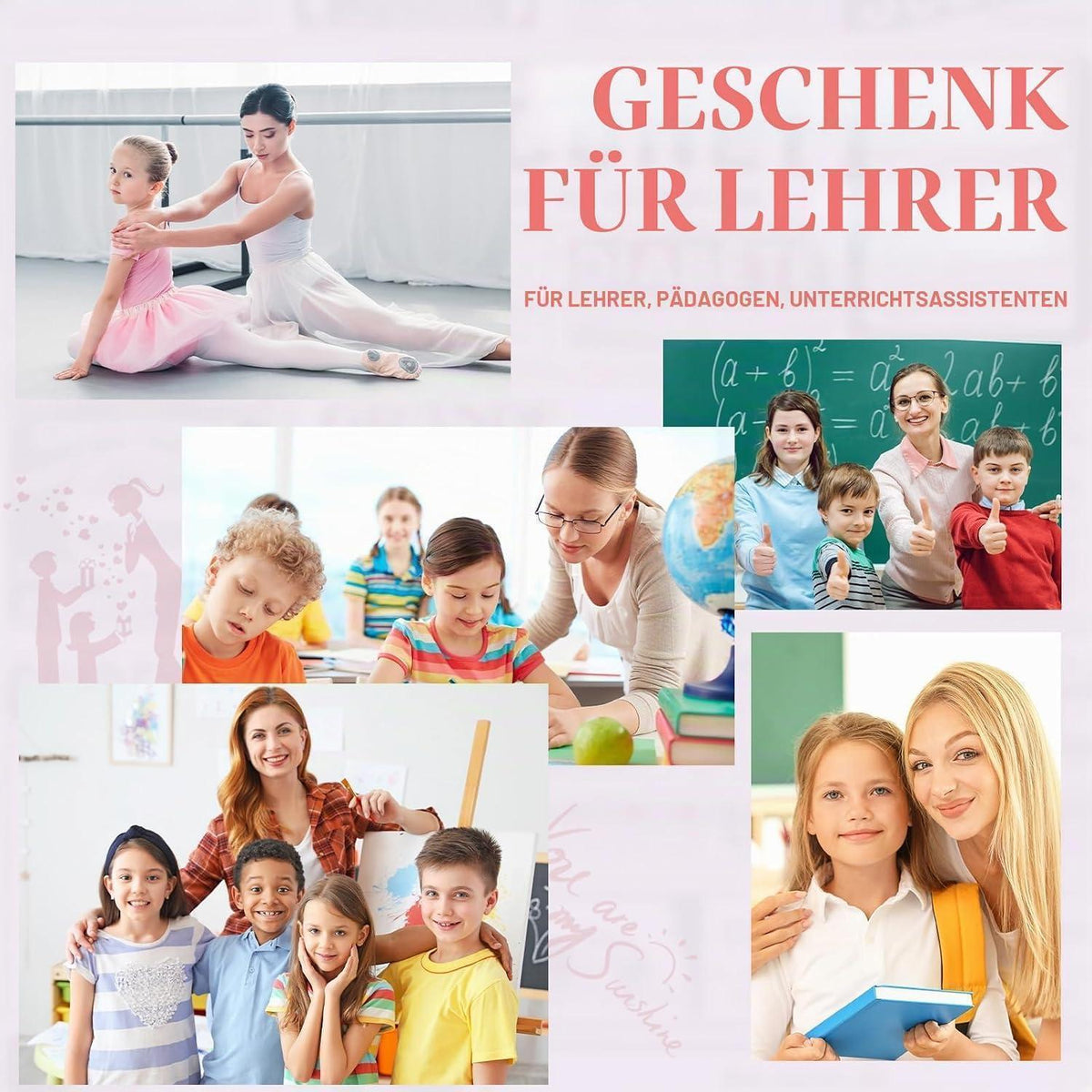 Marmor Tasse "Lehrer Wertschätzung" - 400ml Geschenk