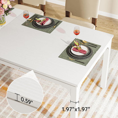 Industrietisch Esstisch 200x70cm für 6-8 Personen Weiß