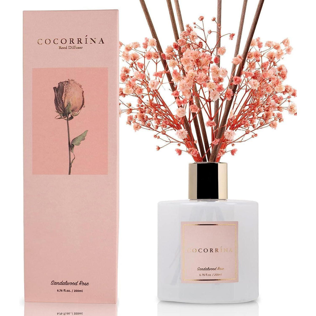 Raumduft Reed Diffuser Sandelholz Rose - 200ml