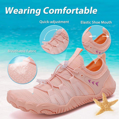 Wasserschuhe Damen Herren Pink Schnelltrocknend Gr. 36-46