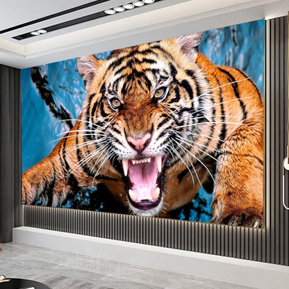 5D Diamant Painting Tiger Brüllen – Großes Bild Set für Erwachsene