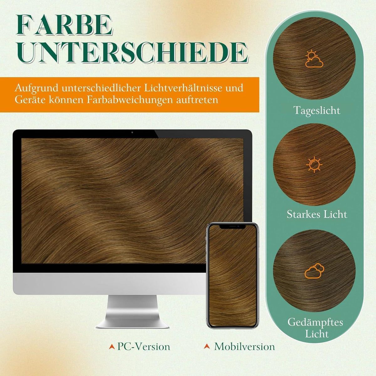 Braune Tape-in Haarverlängerung Echthaar 55cm #4
