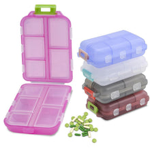 Tablettenbox 7 Tage – Pillendose mit 10 Fächern für Reise & Alltag