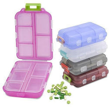 Tablettenbox 7 Tage – Pillendose mit 10 Fächern für Reise & Alltag