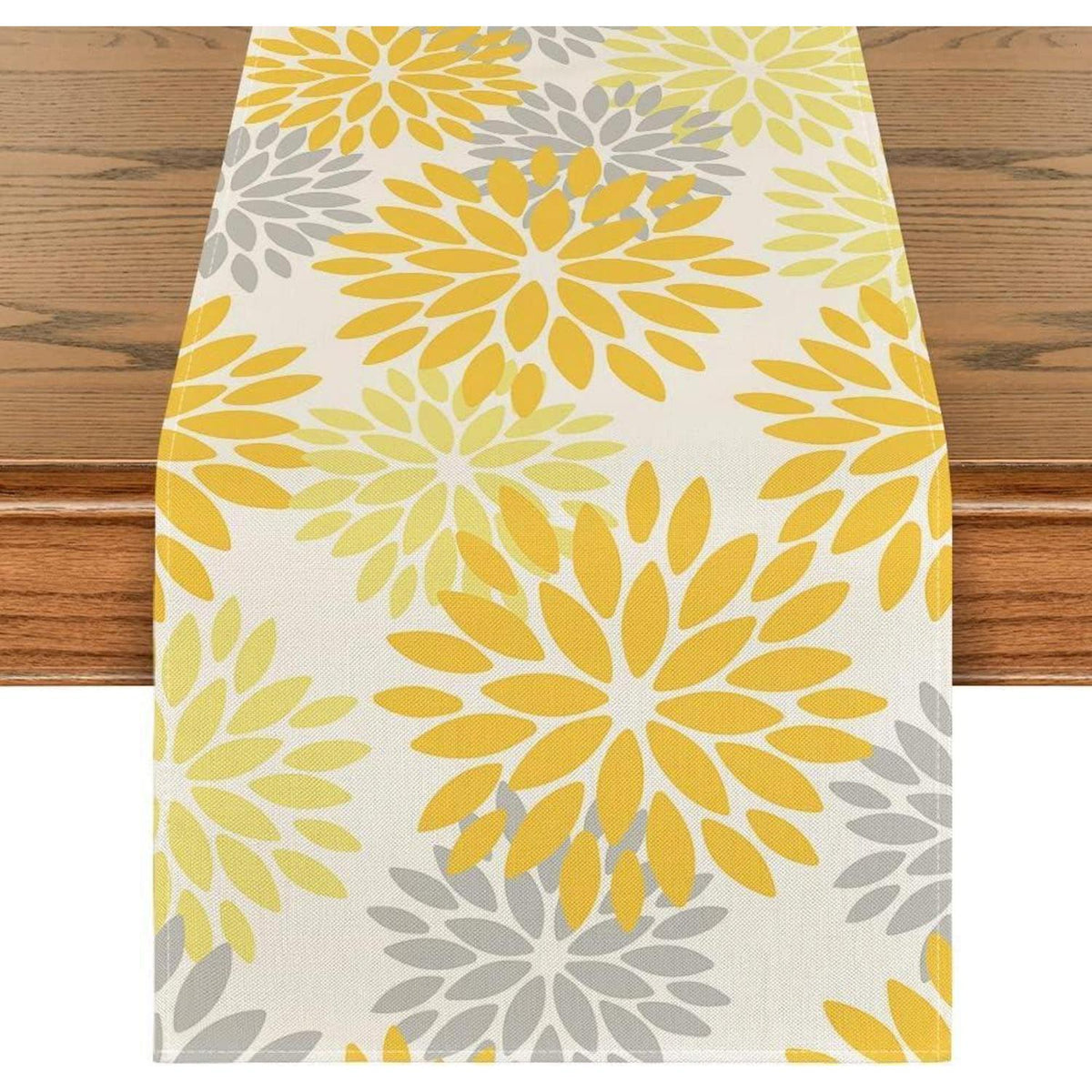 Tischläufer Blumen Gelb Dahlie Sommer 40x240 cm
