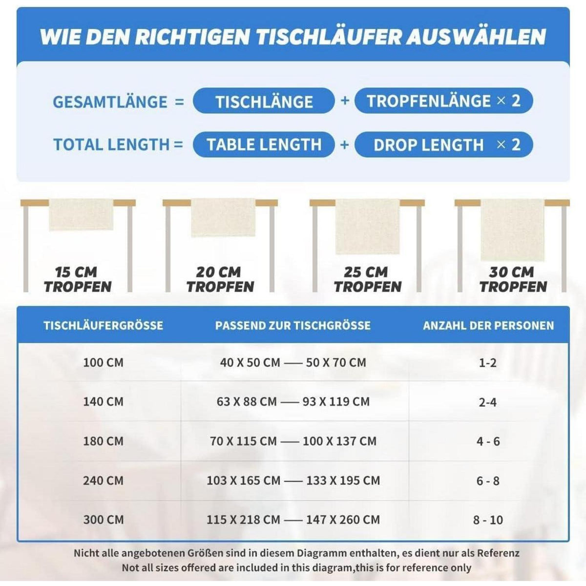 Tischläufer Schwarz Dahlien Halloween Herbst 40x180 cm