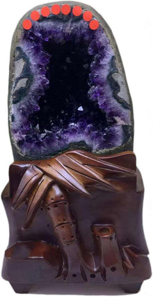 Amethyst-Geode Cluster 17lbs für Reiki, Meditation & Heilung