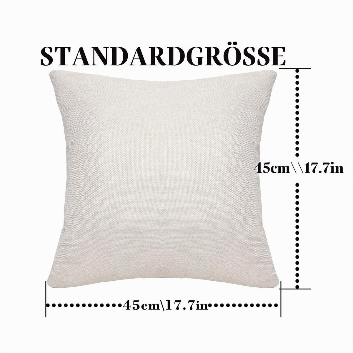 25 Jahre Hochzeitstag Kissenbezug - Silbernes Jubiläum Geschenk