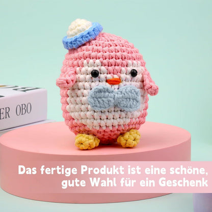 4er Set Häkel- und Strickgarn Anfänger Milchig Weiß 200g
