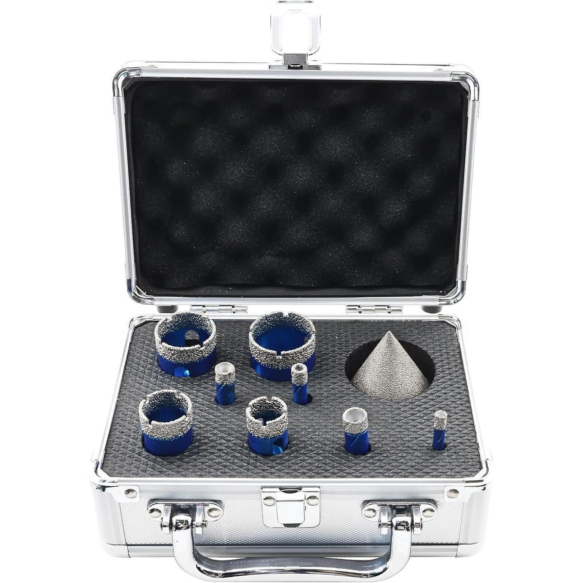 Diamant-Trockenbohrer-Set für Fliesen & Stein, 9-teilig