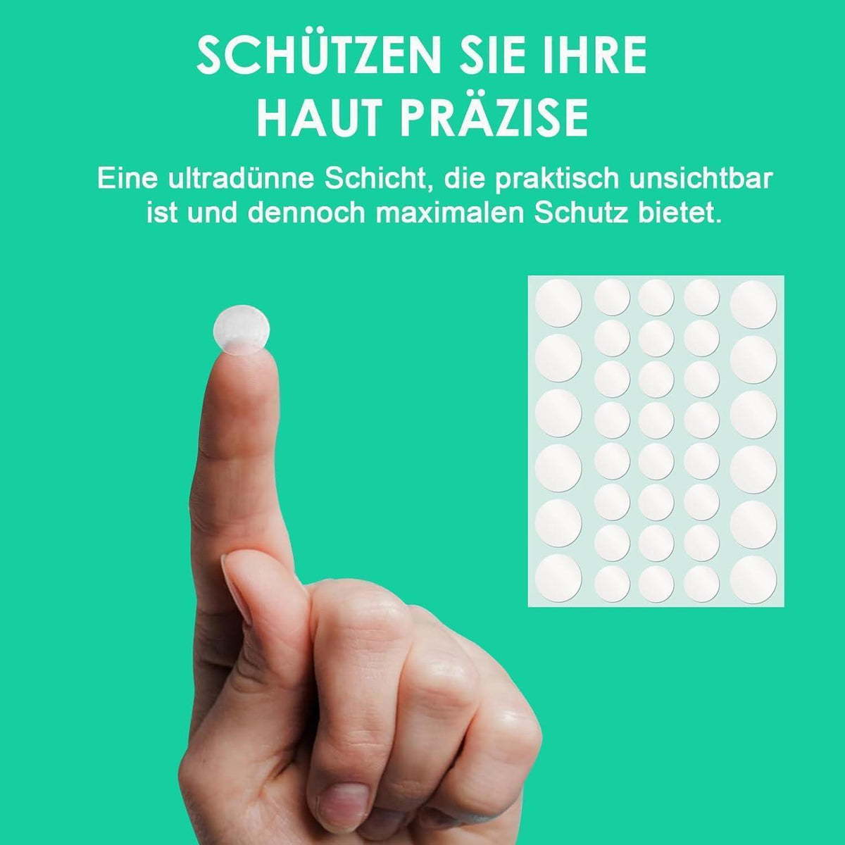 Hydrokolloid Pickel Patches – 264 Stück – Unsichtbar & Wasserfest