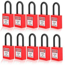 Lockout-Vorhängeschloss Set 10er-Pack – 38mm Sicherheitsschloss