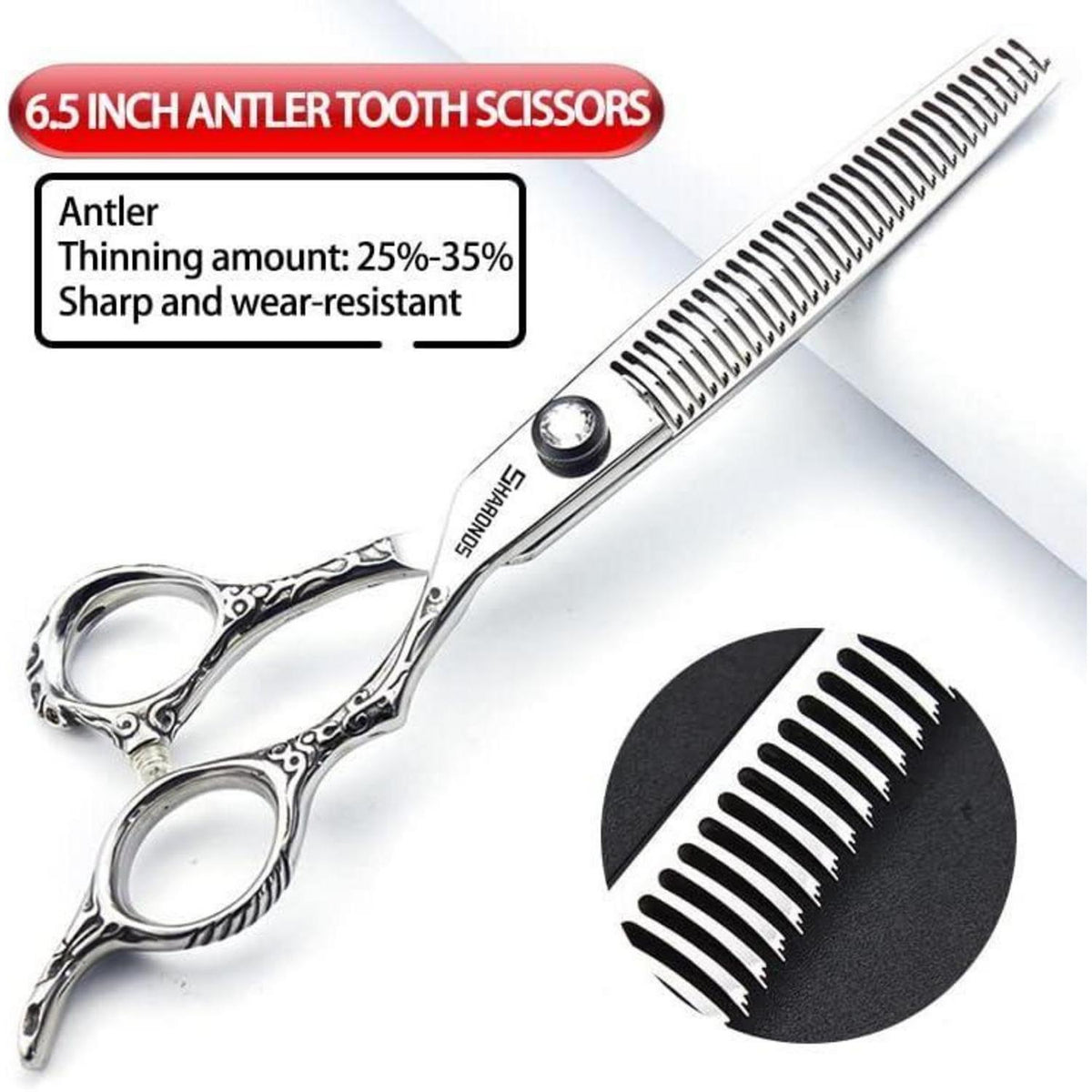 Professionelle Friseurschere Set Edelstahl 6.5 Zoll (4 Stück)